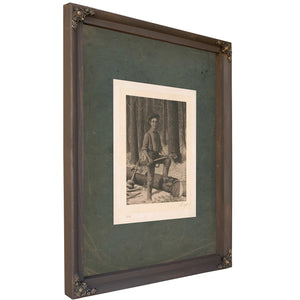 Abraham Lincoln When Twenty One Elected President When Fifty One 192 — Bourbon Framed Canvas Print | Bella Frye