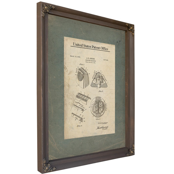 The Morning Ritual Blueprint — Bourbon Framed Canvas Print | Bella Frye