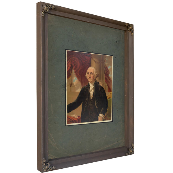 George Washington 1876 — Bourbon Framed Canvas Print | Bella Frye