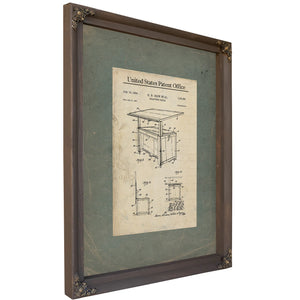 The Draftsmans Burden — Patent No. 314559 — Framed Wall Art Room View | Bella Frye