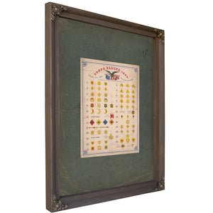 Army of the United States Corps Badges 1865 1865 — Bourbon Framed Canvas Print | Bella Frye