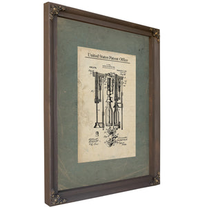 The Gull Beer Bottling Apparatus Patent Print — Framed Wall Art Room View | Bella Frye