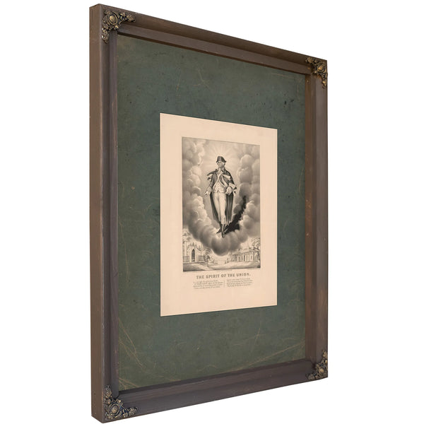 The Spirit of the Union 1876 — Bourbon Framed Canvas Print | Bella Frye