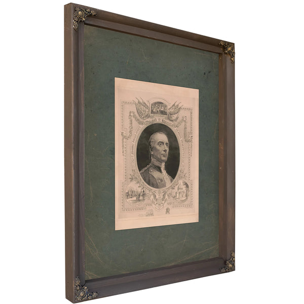 John Paul Jones Classis Praefecto 1747 1792 196 — Bourbon Framed Canvas Print | Bella Frye