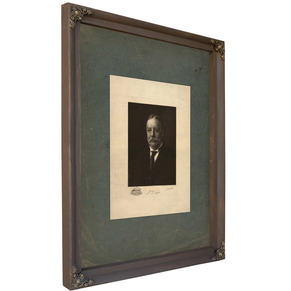 William H Taft 19th Century — Verdigris Framed Canvas Print | Bella Frye