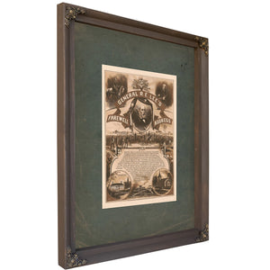 General Re Lees Farewell Address 19th Century — Bourbon Framed Canvas Print | Bella Frye