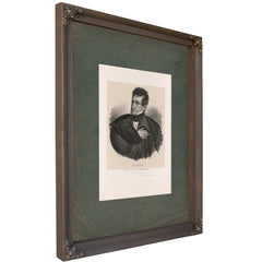Sam L Southard Senator From New Jersey 1838 — Bourbon Framed Canvas Print | Bella Frye