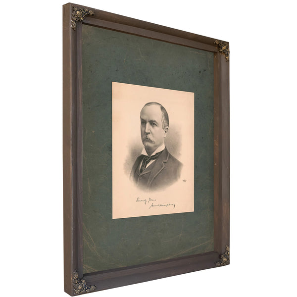 James Edwin Campbell 1895 — Bourbon Framed Canvas Print | Bella Frye