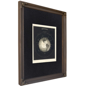 The Celestial Sphere Its Earthly Boundaries — Bourbon Framed Canvas Print | Bella Frye
