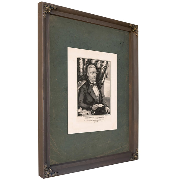 Millard Fillmore Whig Candidate for Vice President of the United States 1848 — Bourbon Framed Canvas Print | Bella Frye