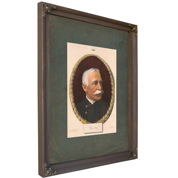 George Dewey 1899 — Bourbon Framed Canvas Print | Bella Frye
