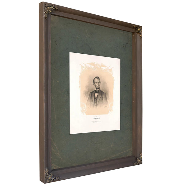 Abraham Lincoln 19th Century 5 — Bourbon Framed Canvas Print | Bella Frye