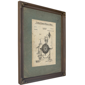 The Alchemists Vessel Zwietusch Beer Filter Patent — Framed Wall Art Room View | Bella Frye