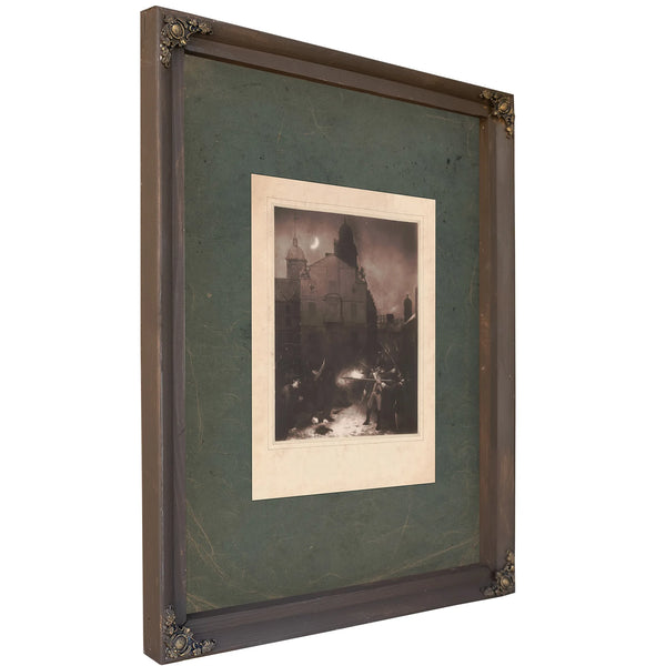 The Boston Massacre 189 — Bourbon Framed Canvas Print | Bella Frye