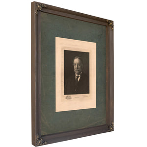 Sincerely Yours William H Taft 191 — Bourbon Framed Canvas Print | Bella Frye