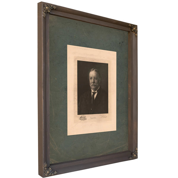 Sincerely Yours William H Taft 191 — Bourbon Framed Canvas Print | Bella Frye