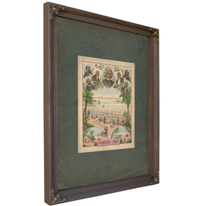 From the Plantation to the Senate 1883 — Bourbon Framed Canvas Print | Bella Frye