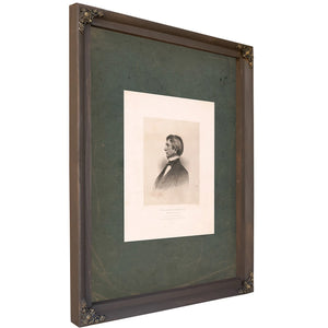 William H Seward Secretary of State 19th Century — Bourbon Framed Canvas Print | Bella Frye