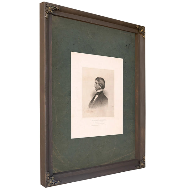 William H Seward Secretary of State 19th Century — Bourbon Framed Canvas Print | Bella Frye