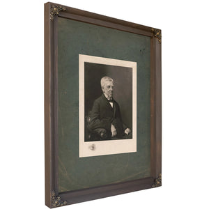 Oliver Wendell Holmes 1894 — Bourbon Framed Canvas Print | Bella Frye