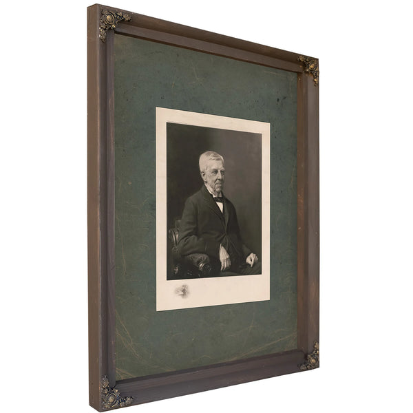 Oliver Wendell Holmes 1894 — Bourbon Framed Canvas Print | Bella Frye