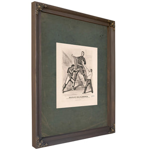Death of Col Ellsworth After Hauling Down the Rebel Flag at the Taking of Alexandria Va May 24th 1861 1861 — Bourbon Framed C