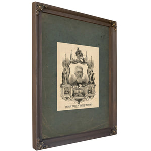 Ancient Order of United Workmen 1892 — Bourbon Framed Canvas Print | Bella Frye