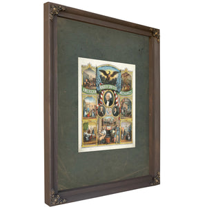 American Order of United Mechanics 19th Century — Bourbon Framed Canvas Print | Bella Frye