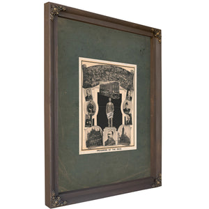 Progress of the Race Tuskegee University Tuskegee Ala 193 — Bourbon Framed Canvas Print | Bella Frye
