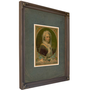 Martha Washington E Pluribus Unum 188 — Bourbon Framed Canvas Print | Bella Frye