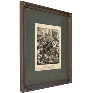 The 4th of July 1872 — Bourbon Framed Canvas Print | Bella Frye