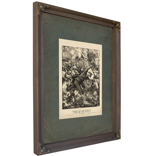 The 4th of July 1872 — Bourbon Framed Canvas Print | Bella Frye