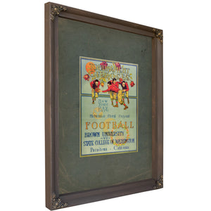 Tournament of Roses Football Program — Bourbon Framed Canvas Print | Bella Frye