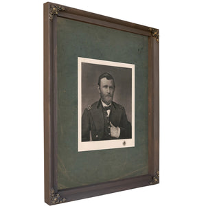 Grant in Uniform 1898 — Bourbon Framed Canvas Print | Bella Frye