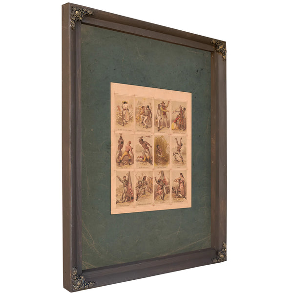 Journey of a Slave From the Plantation to the Battlefield 1863 — Bourbon Framed Canvas Print | Bella Frye