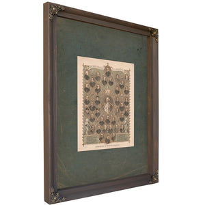 One Holy Catholic and Apostolic Hierarchy of British America 1886 — Bourbon Framed Canvas Print | Bella Frye