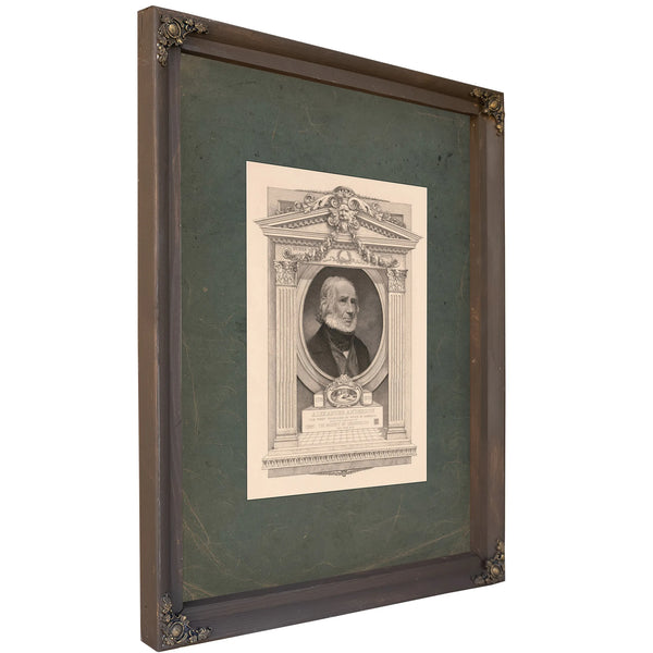 Alexander Anderson the First Engraver on Wood in America 19th Century — Bourbon Framed Canvas Print | Bella Frye