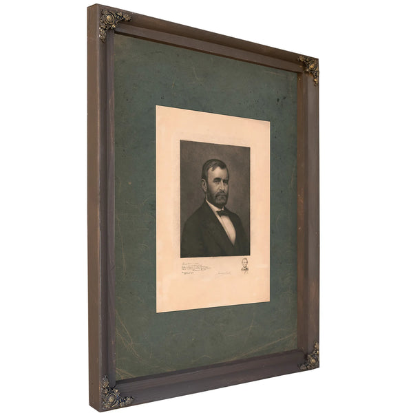 Ulysses S Grant 198 — Bourbon Framed Canvas Print | Bella Frye