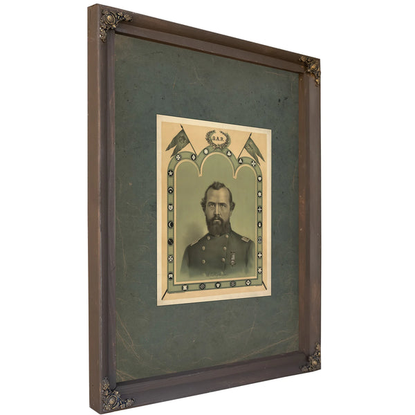 Dr Benjamin F Stephenson 1884 — Bourbon Framed Canvas Print | Bella Frye