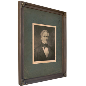 Horace Mann 19th Century — Bourbon Framed Canvas Print | Bella Frye