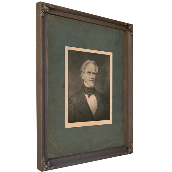 Horace Mann 19th Century — Bourbon Framed Canvas Print | Bella Frye