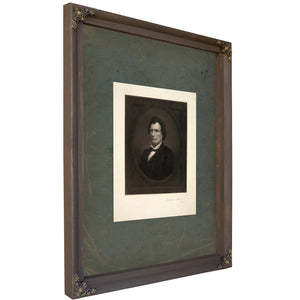 Thaddeus Stevens 19th Century — Bourbon Framed Canvas Print | Bella Frye
