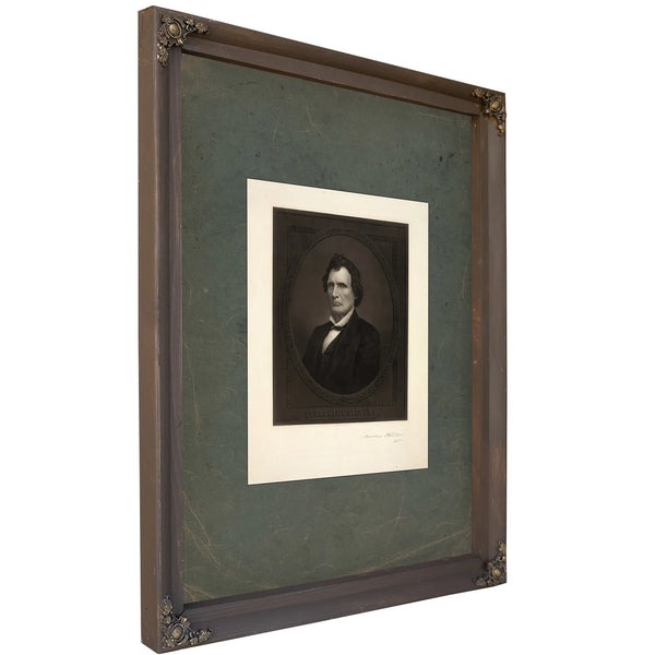 Thaddeus Stevens 19th Century — Bourbon Framed Canvas Print | Bella Frye