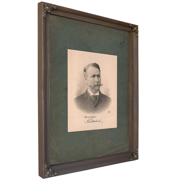 Asa Smith Bushnell 1895 — Bourbon Framed Canvas Print | Bella Frye