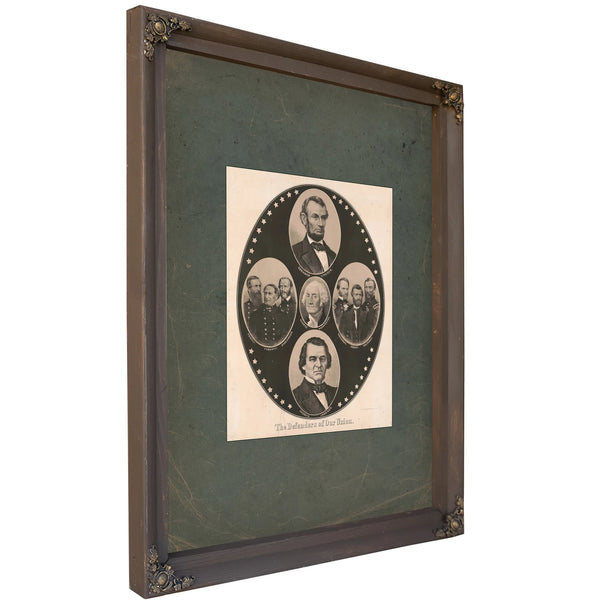 The Defenders of Our Union 19th Century — Bourbon Framed Canvas Print | Bella Frye