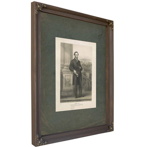 Abraham Lincoln 1862 — Bourbon Framed Canvas Print | Bella Frye