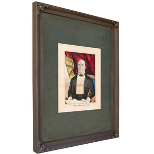 General Lewis Cass 1846 — Bourbon Framed Canvas Print | Bella Frye