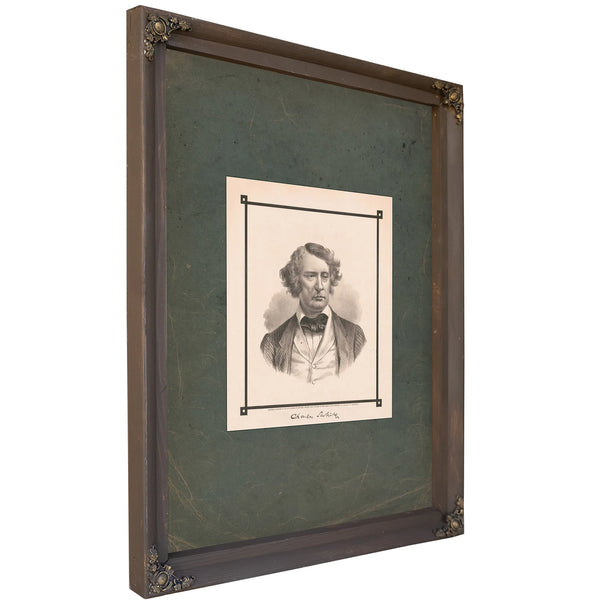 Charles Sumner 1874 — Bourbon Framed Canvas Print | Bella Frye