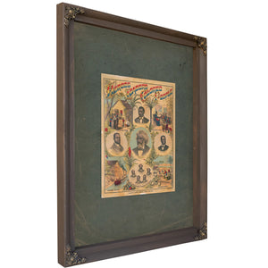 The Heroes and Leaders of the Colored People 1883 — Bourbon Framed Canvas Print | Bella Frye