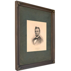 Abraham Lincoln 19th Century 7 — Bourbon Framed Canvas Print | Bella Frye
